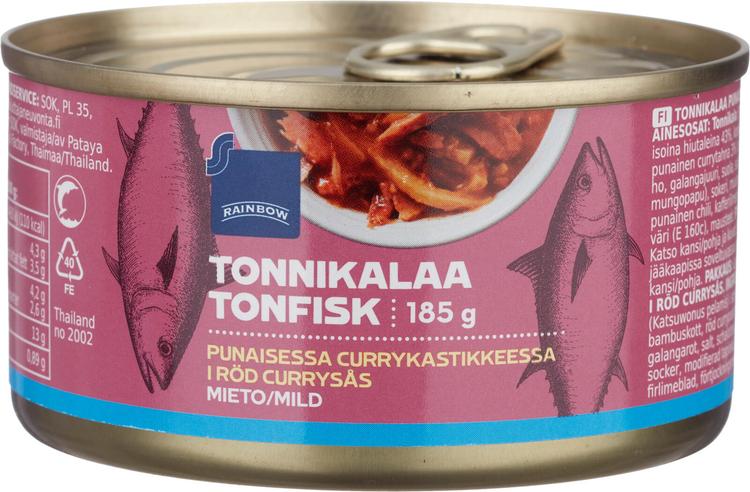 Rainbow’ tuunikala punases karrikastmes, 185 g