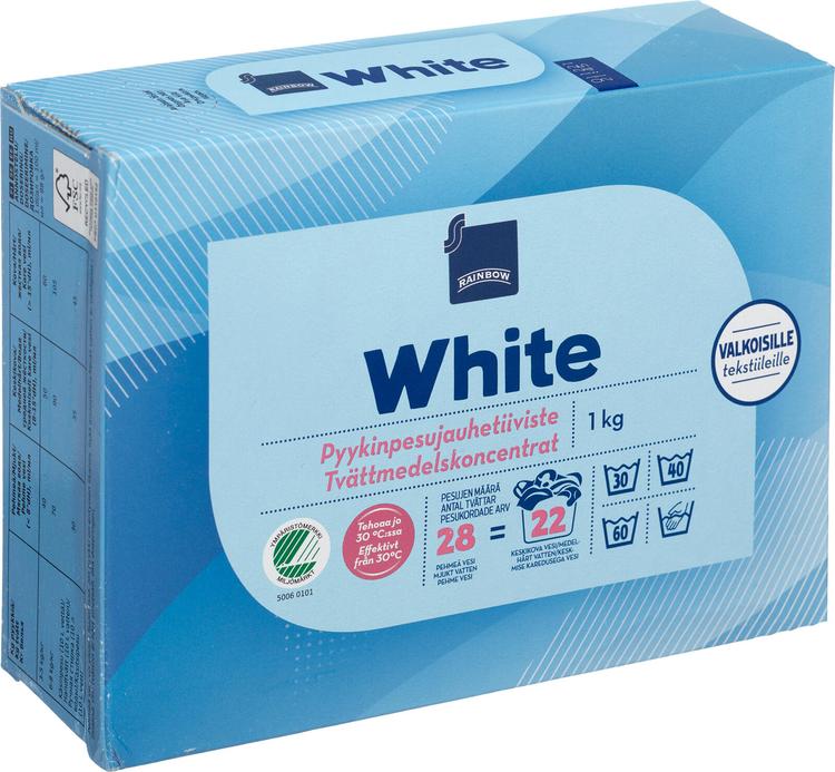Rainbow pesupulber valgele pesule 1kg