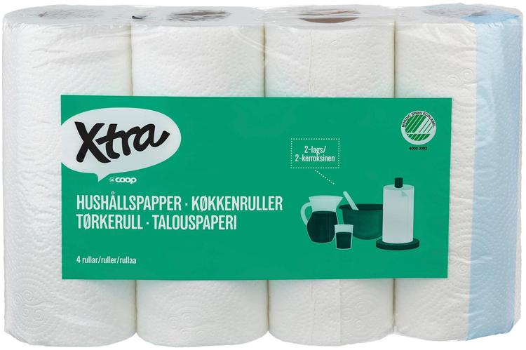 Xtra majapidamispaber 2-kihiline 4 rulli