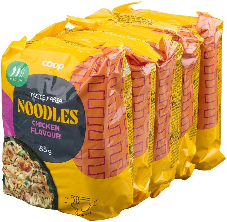 Nuudlid (91%) vürtsisegu ja kana maitsega (9%) 65g