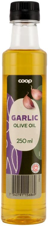 Coop valkosipulinmakuinen oliiviöljy 250 ml