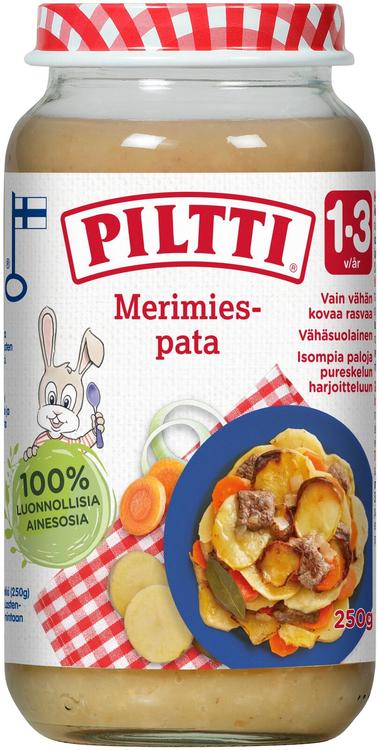Piltti väikese meremehe hautis lastetoit 250 g, alates 15-elukuust