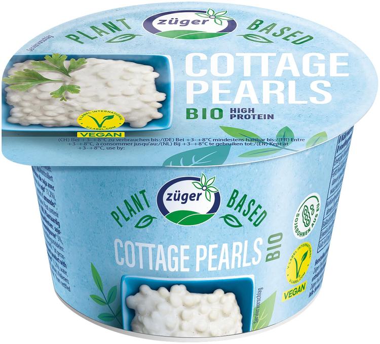 Züger Vegan Cottage Drops mahe mandli- ja sojapõhine toode, 200g