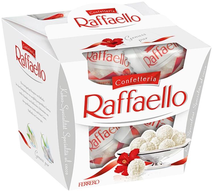 Raffaello kommikarp 150 g