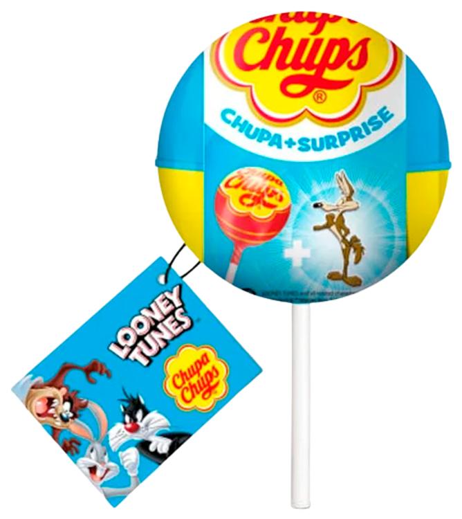Chupa Chups pulgakommiga üllatusmuna Looney Tunes 12g