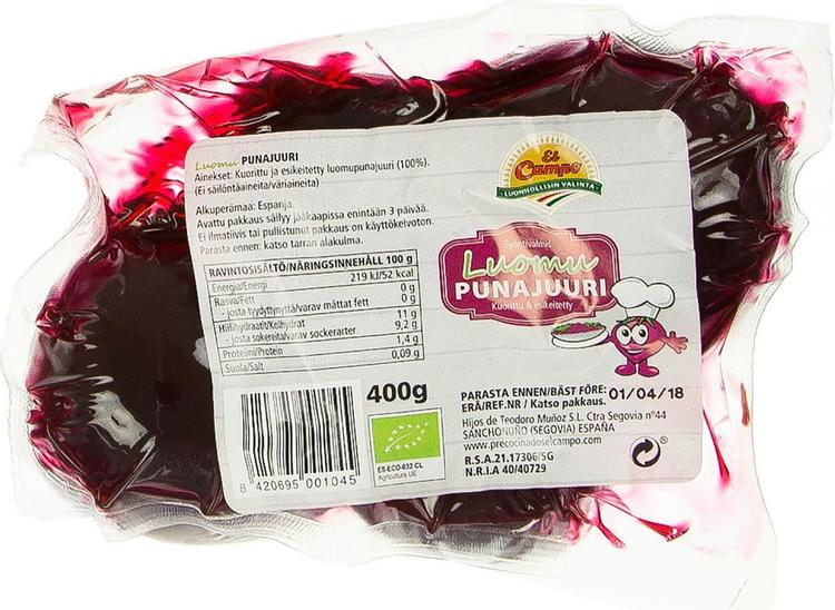 Mahe keedetud peet 400g