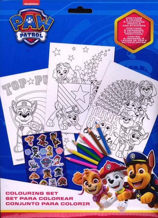Paw Patrol värvipliiatsid