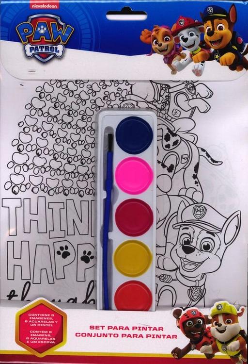 Paw Patrol akvarellvärvidega