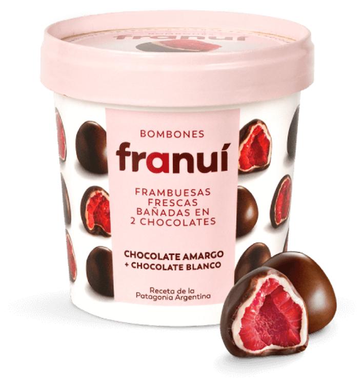 Franui Külm.Vaarikad Tumedas Ja Valges Šokolaad 150 G