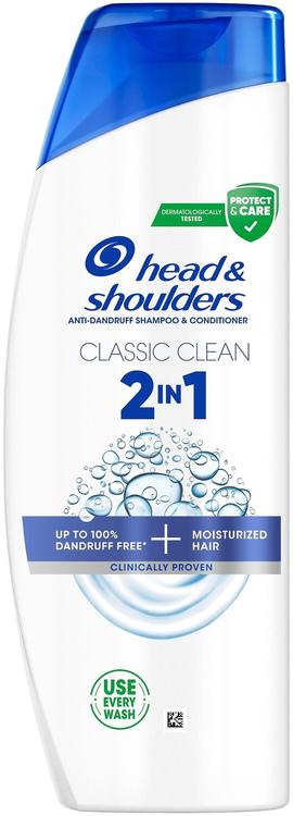 H&s classic clean shampoon 2in1 500ml