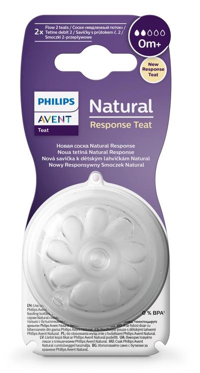 Avent Natural 3.0 pudelilutt, sünnist alates, 2 tk