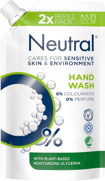 Kreemseep/täitepakk Neutral 0% 500 ml