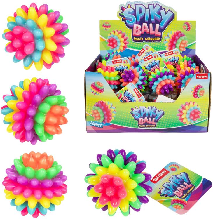 Stressipall-põrkepall spiky 7,5cm