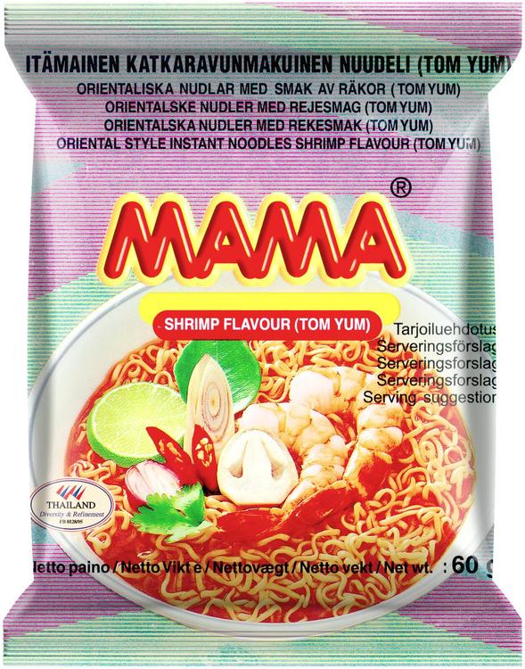 Mama kiirnuudlid Tom Yum kreveti maitsega 60g