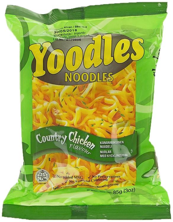 Yoodles noodles kanamaitselised nuudlid 85 g