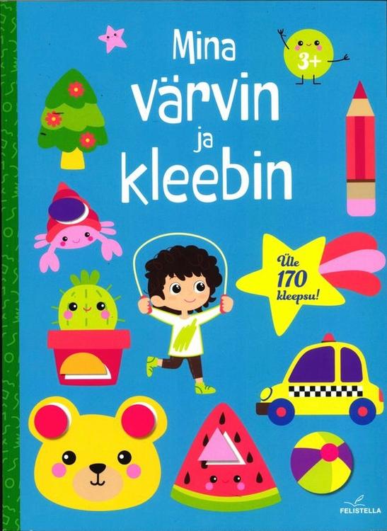 Mina värvin ja kleebin 3+