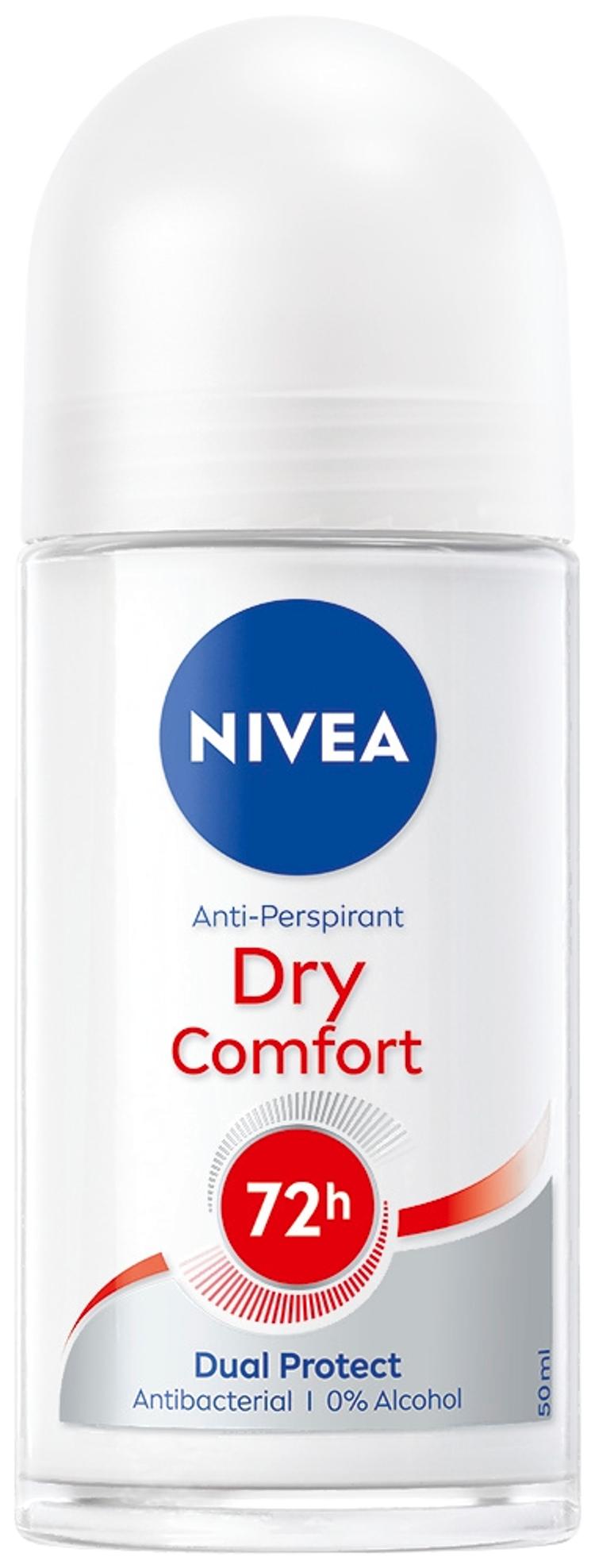 NIVEA 50ml Dry Comfort Deo Roll-on -antiperspirantti