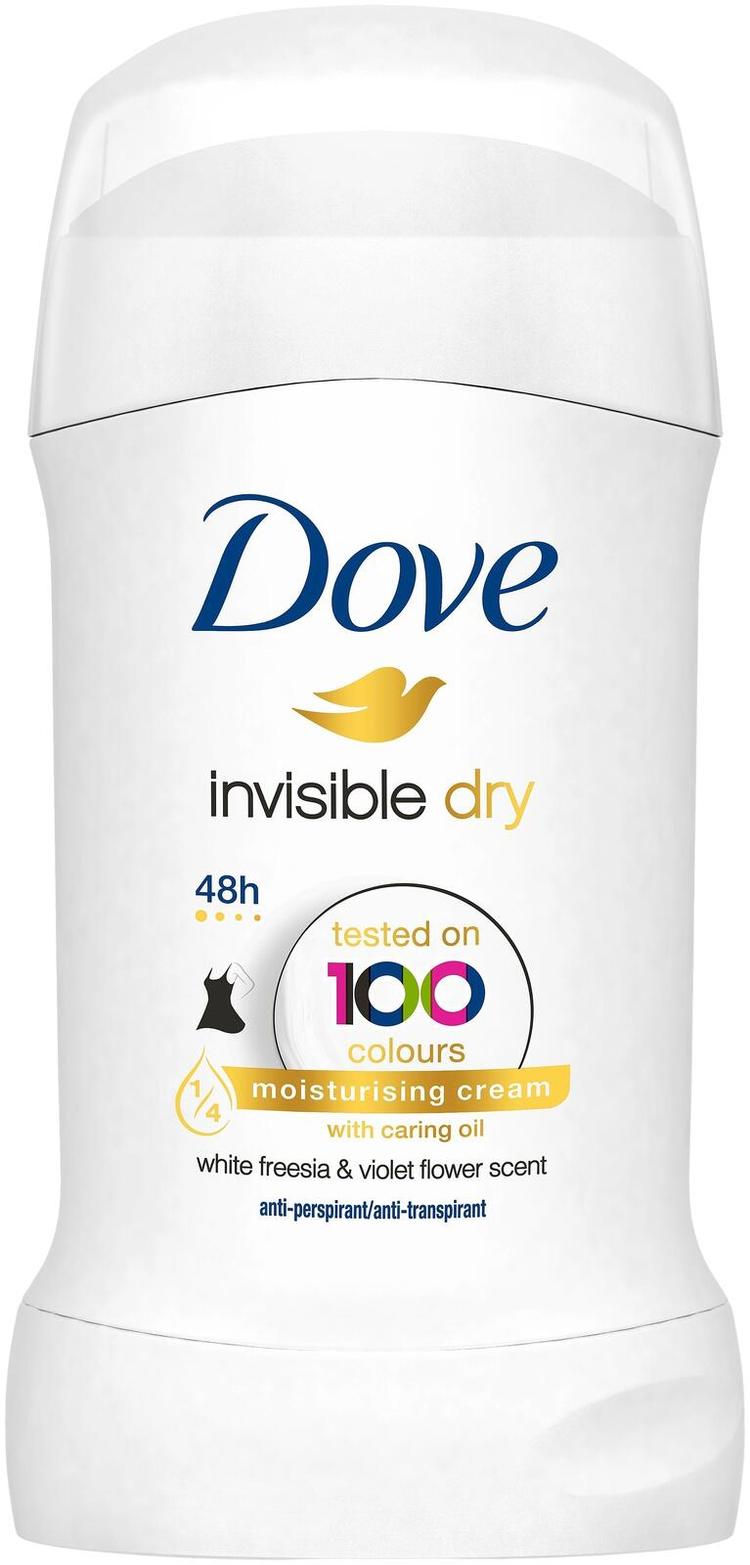 Dove Invisible Dry Deodorantti Stick Antiperspirantti 40 ml