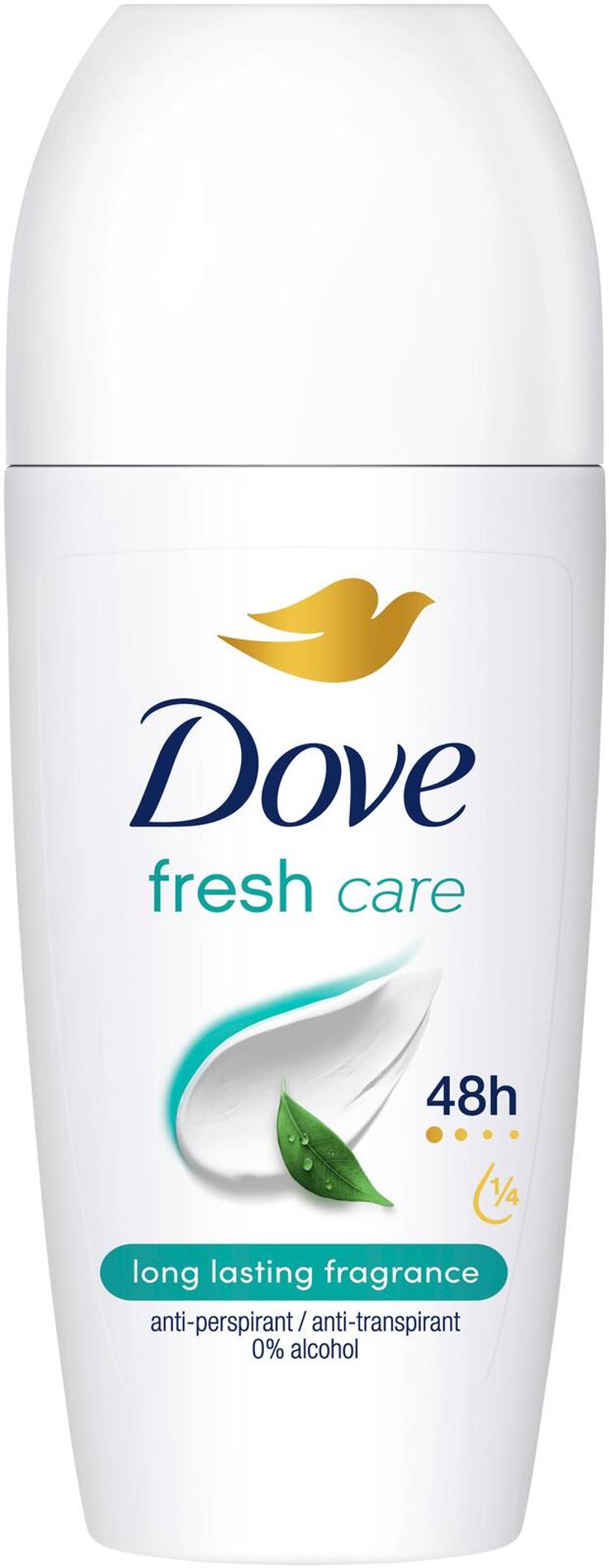 Dove 48h Fresh Antiperspirantti Deodorantti Roll-on mukana kosteusvoide 50 ml