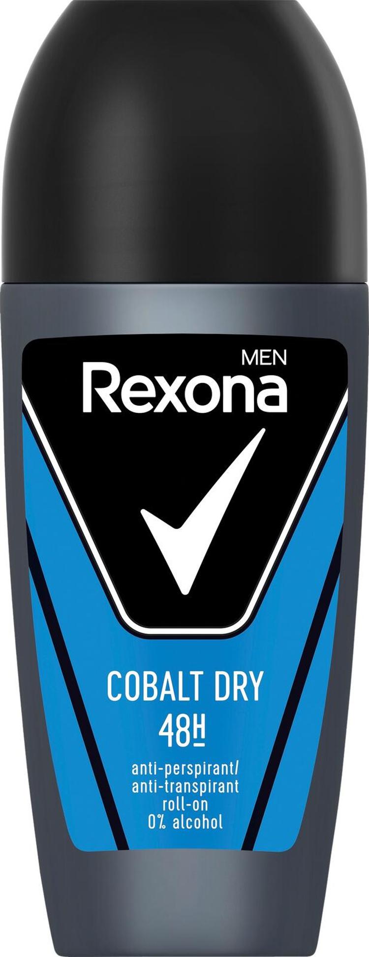 Rexona Men 48h Cobalt Dry Antiperspirantti Deodorantti roll-on raikas tuoksu 50 ml