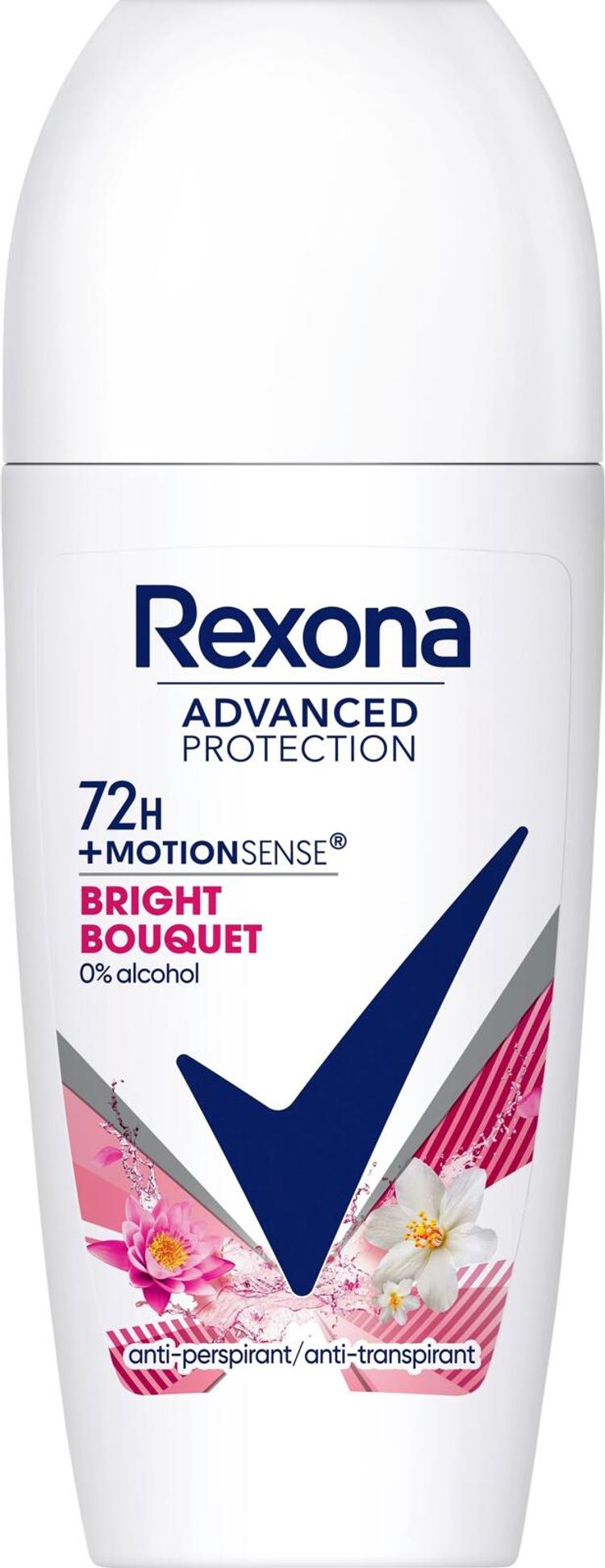 Rexona Advanced Protection Bright Bouquet Antiperspirantti Deodorantti Roll-on Tehokas deodorantti naisille 50 ml