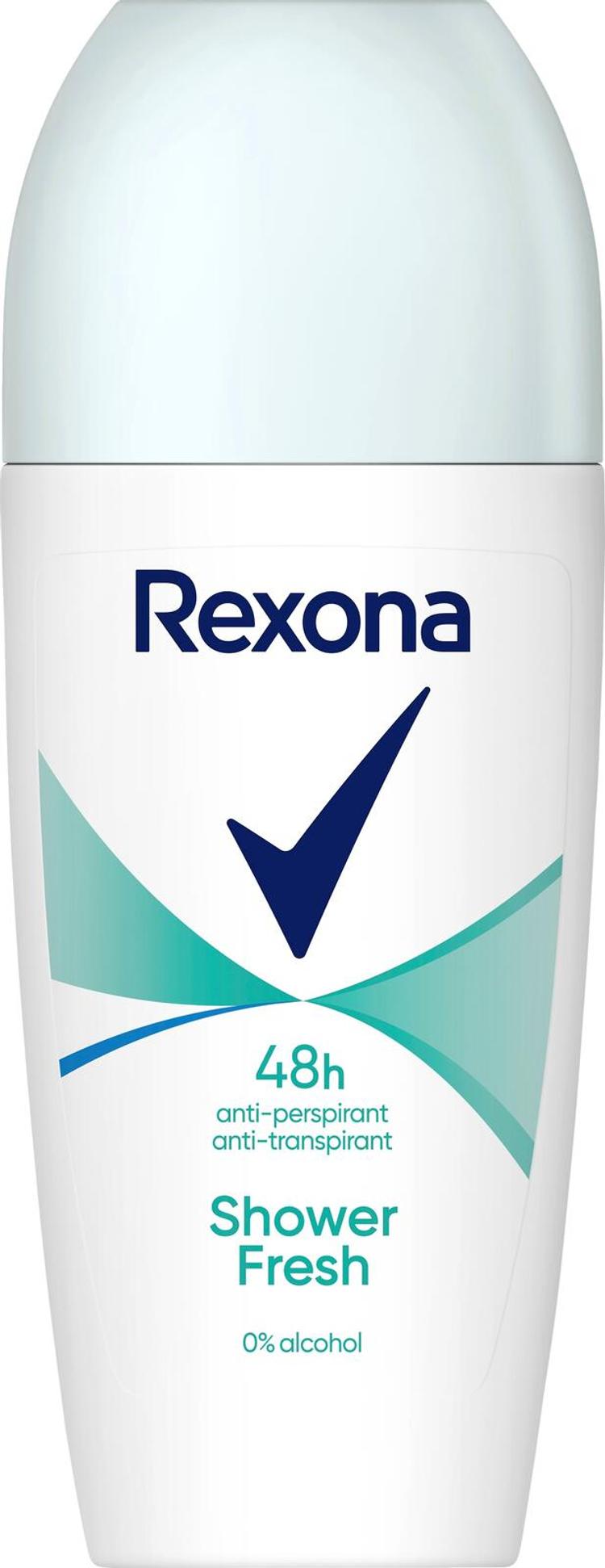 Rexona 48h Shower Fresh Antiperspirantti Deodorantti Roll-on raikas tuoksu 50 ml