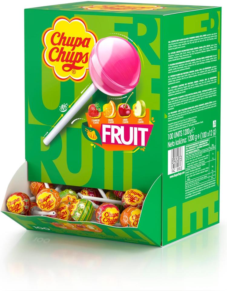 Chupa Chups 12g Fruit hedelmätikkari