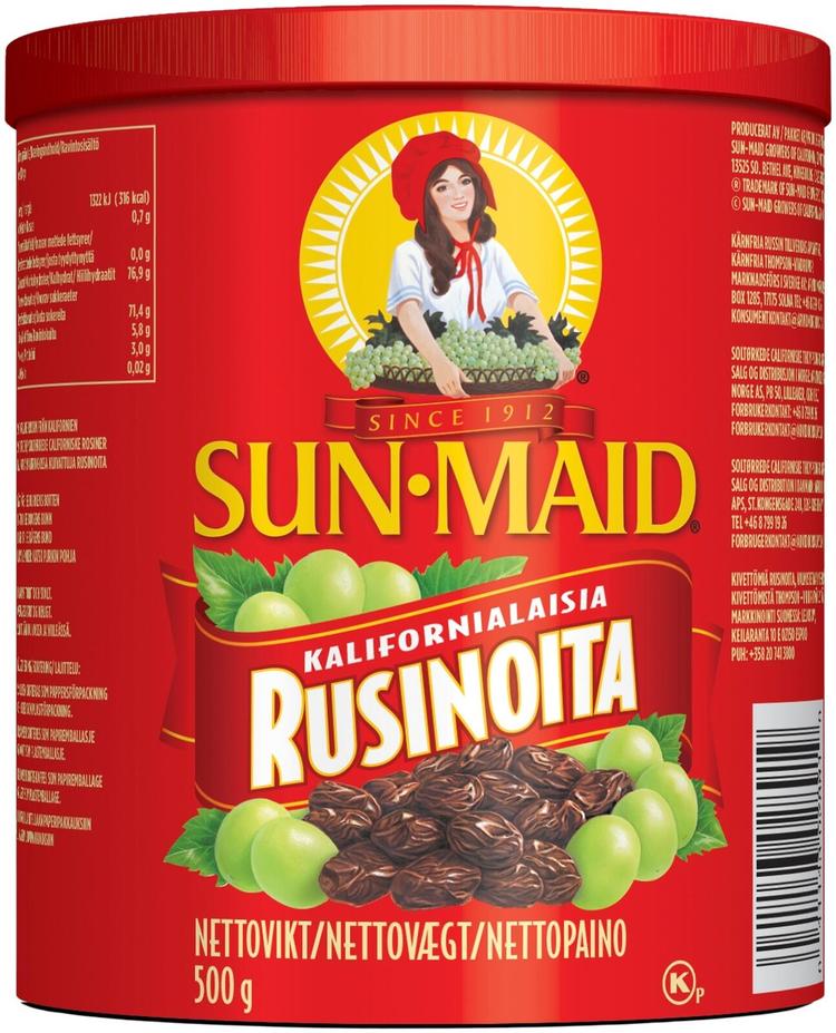 500g Sun-Maid Kalifornialainen rusina