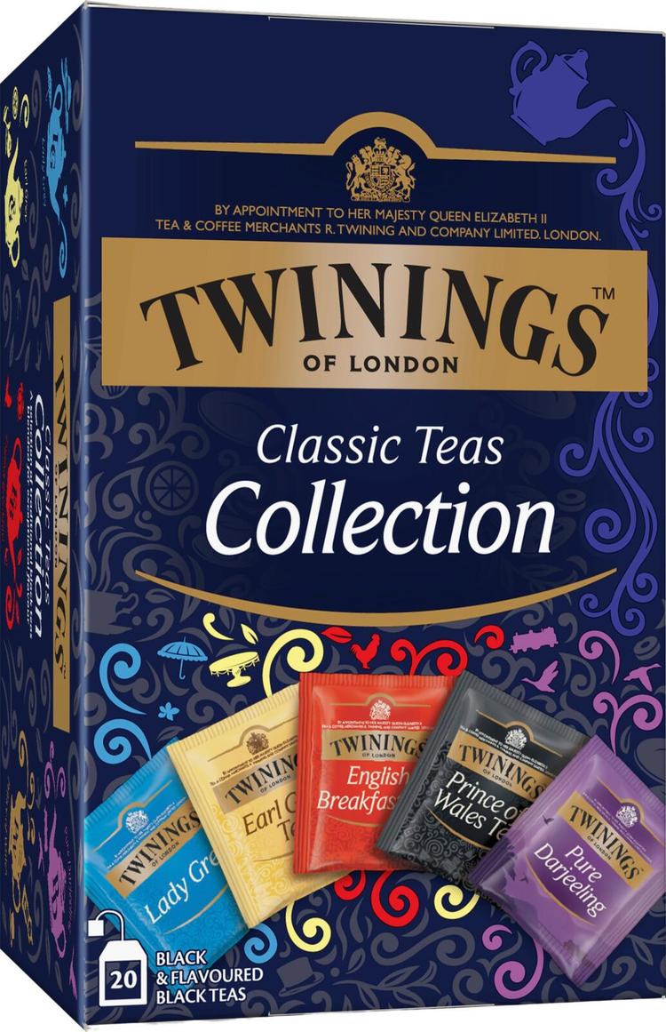 Twinings 20x2g Classics Collection teelajitelma musta tee