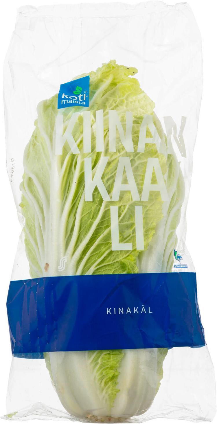Kotimaista kiinankaali pakattu