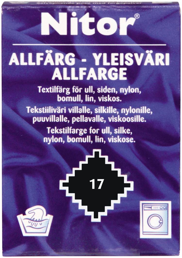 Nitor Yleisväri 15g musta 17