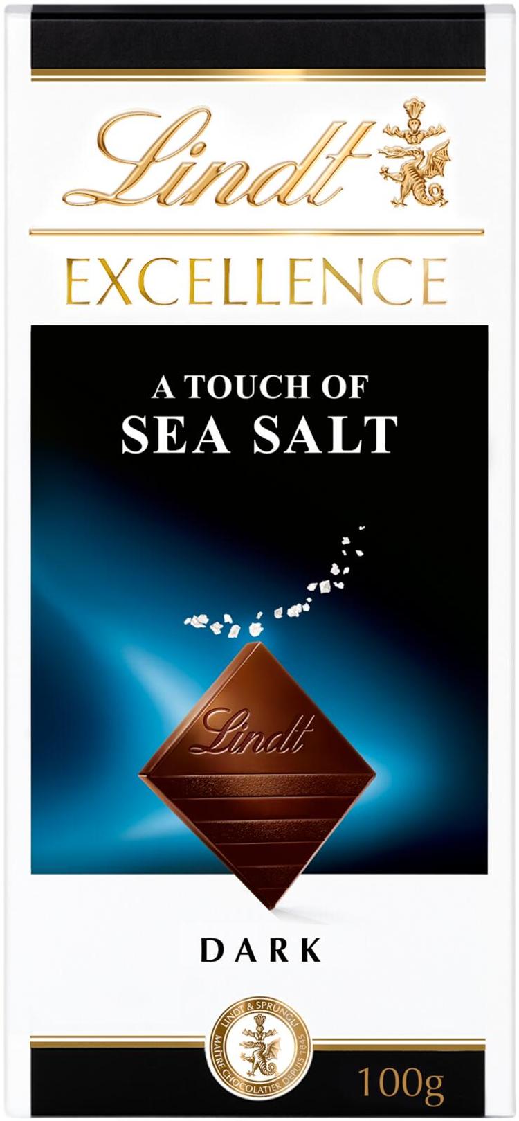 Lindt Excellence Merisuola tumma suklaalevy 100g