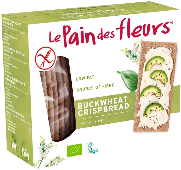 LePain des Fleur luomu tattari-näkkileipä gluteeniton 150g