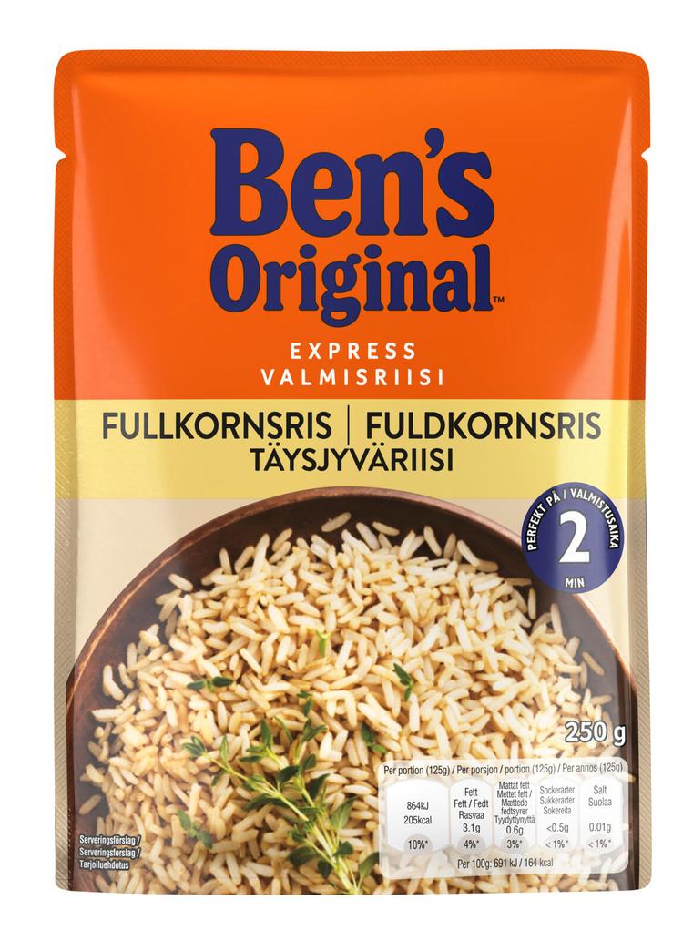 Ben's Original Täysjyväinen valmisriisi 250g