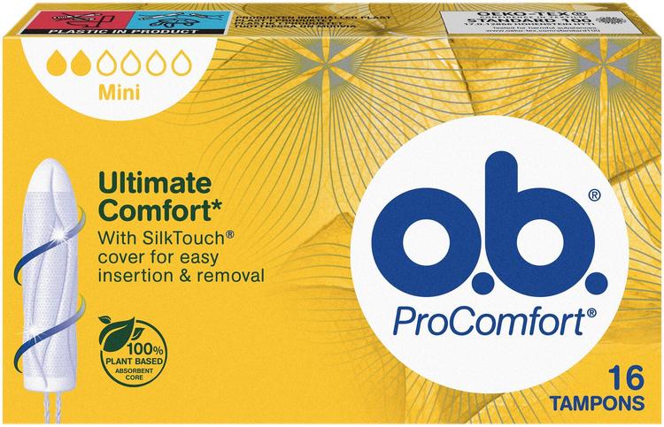 o.b.® ProComfort Mini tamponi 16 kpl