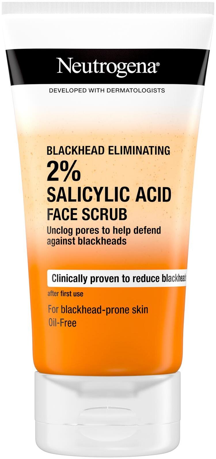 Neutrogena Blackhead Eliminating Facial Scrub kuorintavoide 150 ml