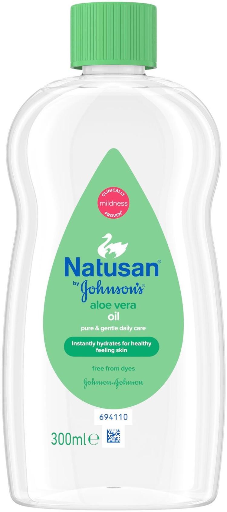 Natusan by Johnson's Baby Oil Aloe Vera hoitoöljy 300ml