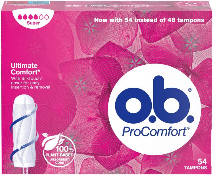 o.b. ProComfort Super tamponi 54 kpl