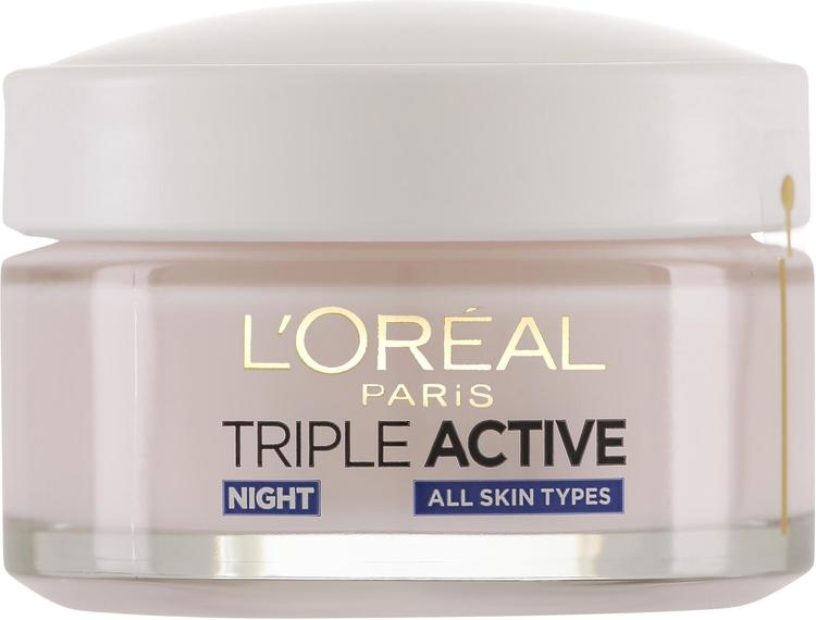 L'Oréal Paris Triple Active kosteuttava yövoide 50ml