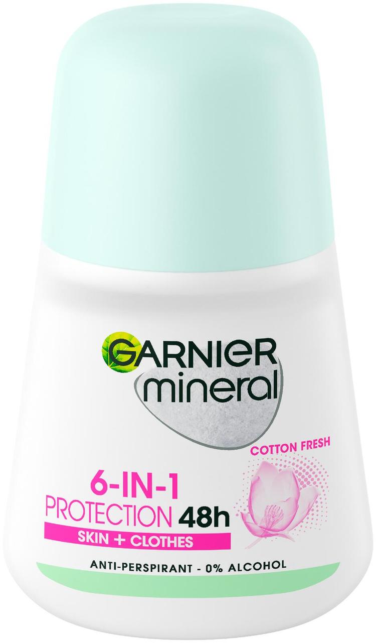 Garnier Mineral Deodorant Woman Invisible Black, White & Colors Roll-on 50ml