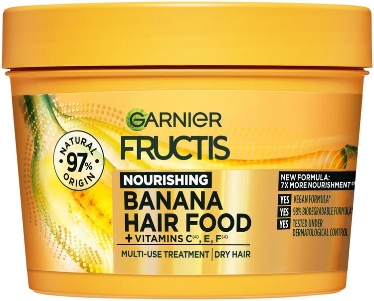 Garnier Fructis Hair Food Banana hiusnaamio kuiville hiuksille 400 ml