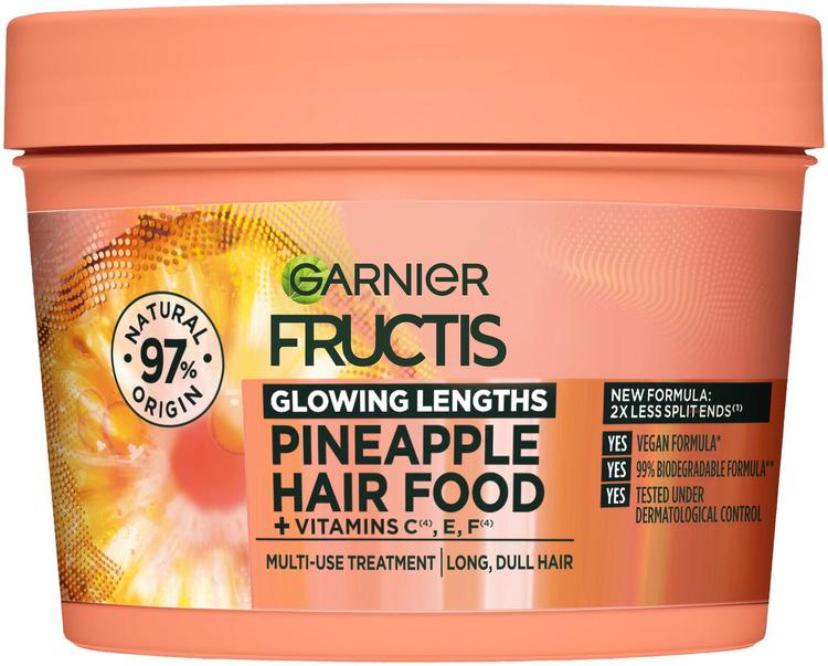 Garnier Fructis Hair Food Pineapple hiusnaamio pitkille hiuksille 400 ml