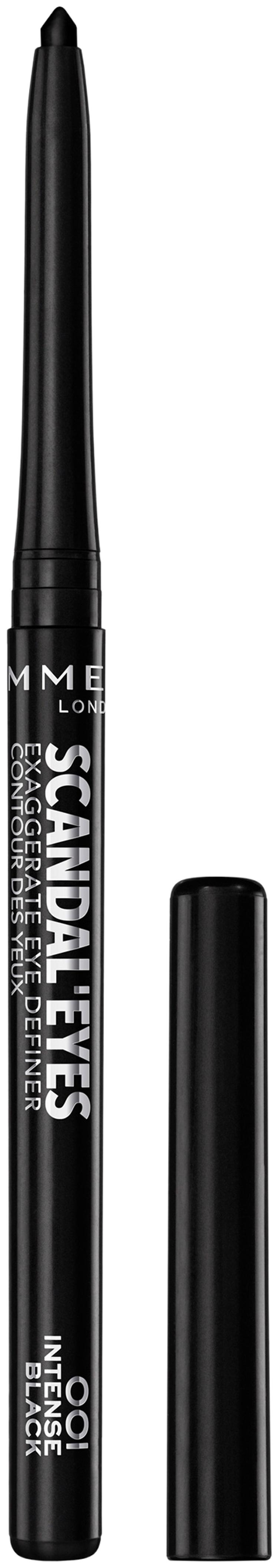 Rimmel Scandal'eyes Eye Definer 0,35 g, 001 Intense Black silmänrajauskynä