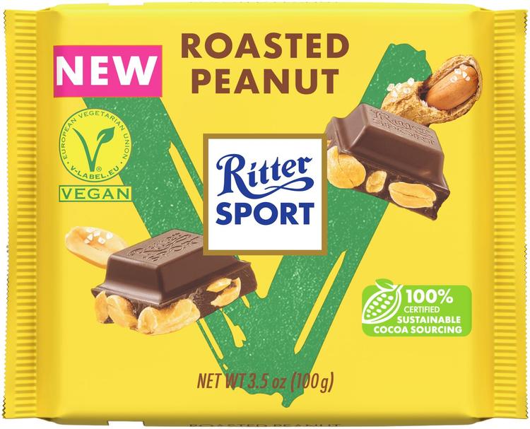 Ritter Sport Roasted Peanut Vegaanisuklaa 100g