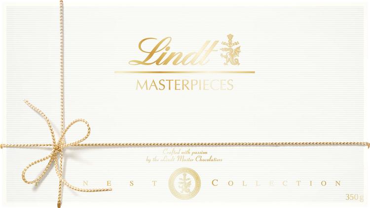 Lindt MASTERPIECES Valikoima hienoja suklaakonvehteja rasia 350g