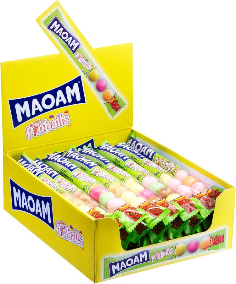 MAOAM Pinballs 32g Hedelmätoffee