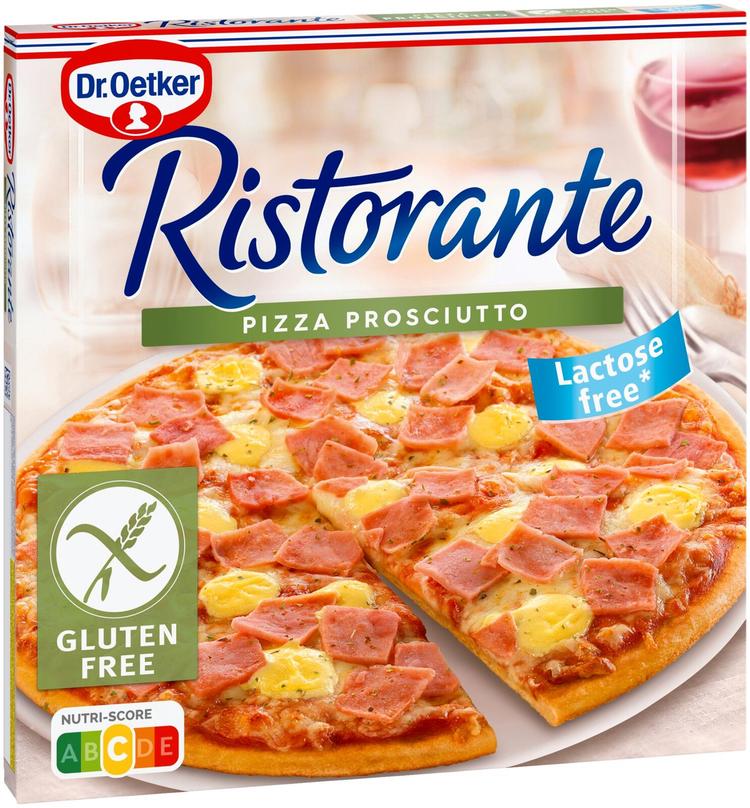 Dr. Oetker Ristorante Prosciutto Gluteeniton pakastepizza 345g