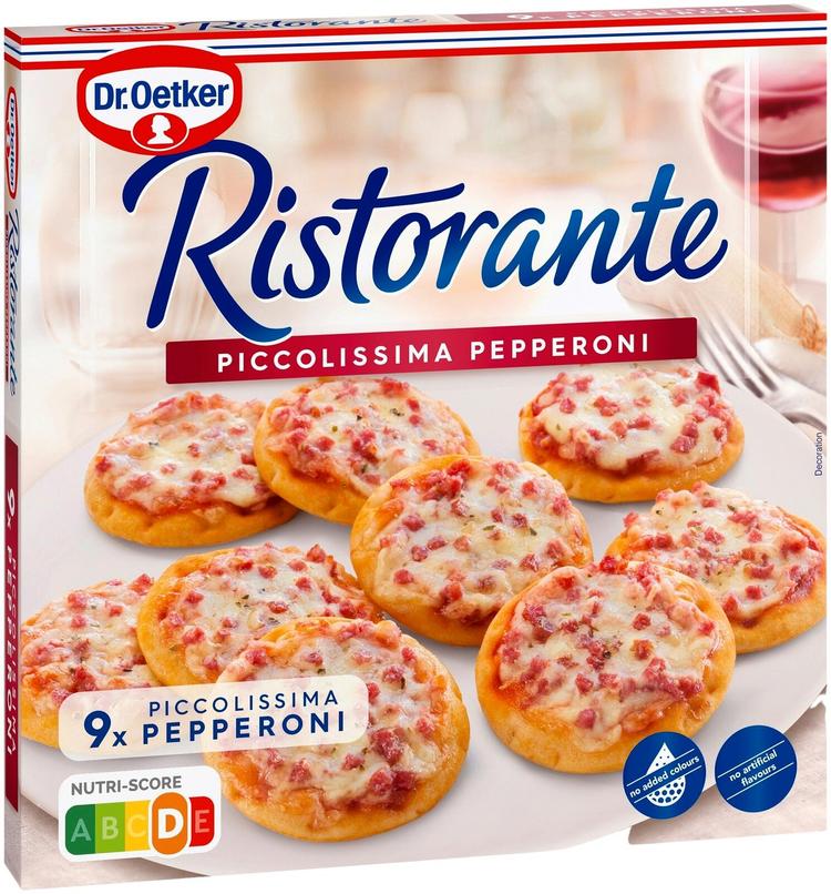 Dr. Oetker Ristorante Piccolissima Pepperoni pakasteminipizzat 216g
