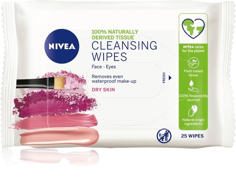 NIVEA 25kpl Daily Essentials Gentle Cleansing Wipes puhdistusliinat kuivalle iholle