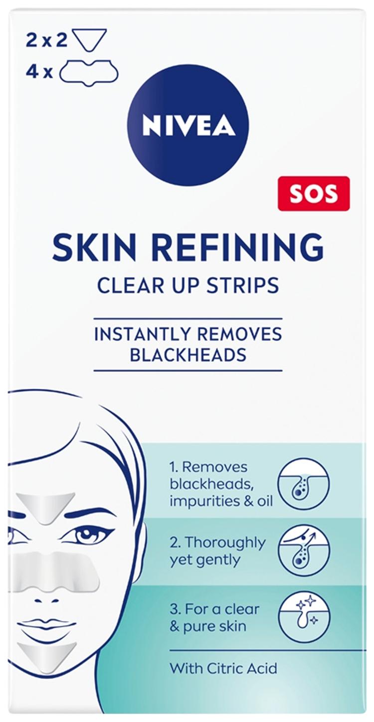 NIVEA 6pcs Daily Essentials Refining Clear-up Strips puhdistuslaput kasvojen T-alueelle